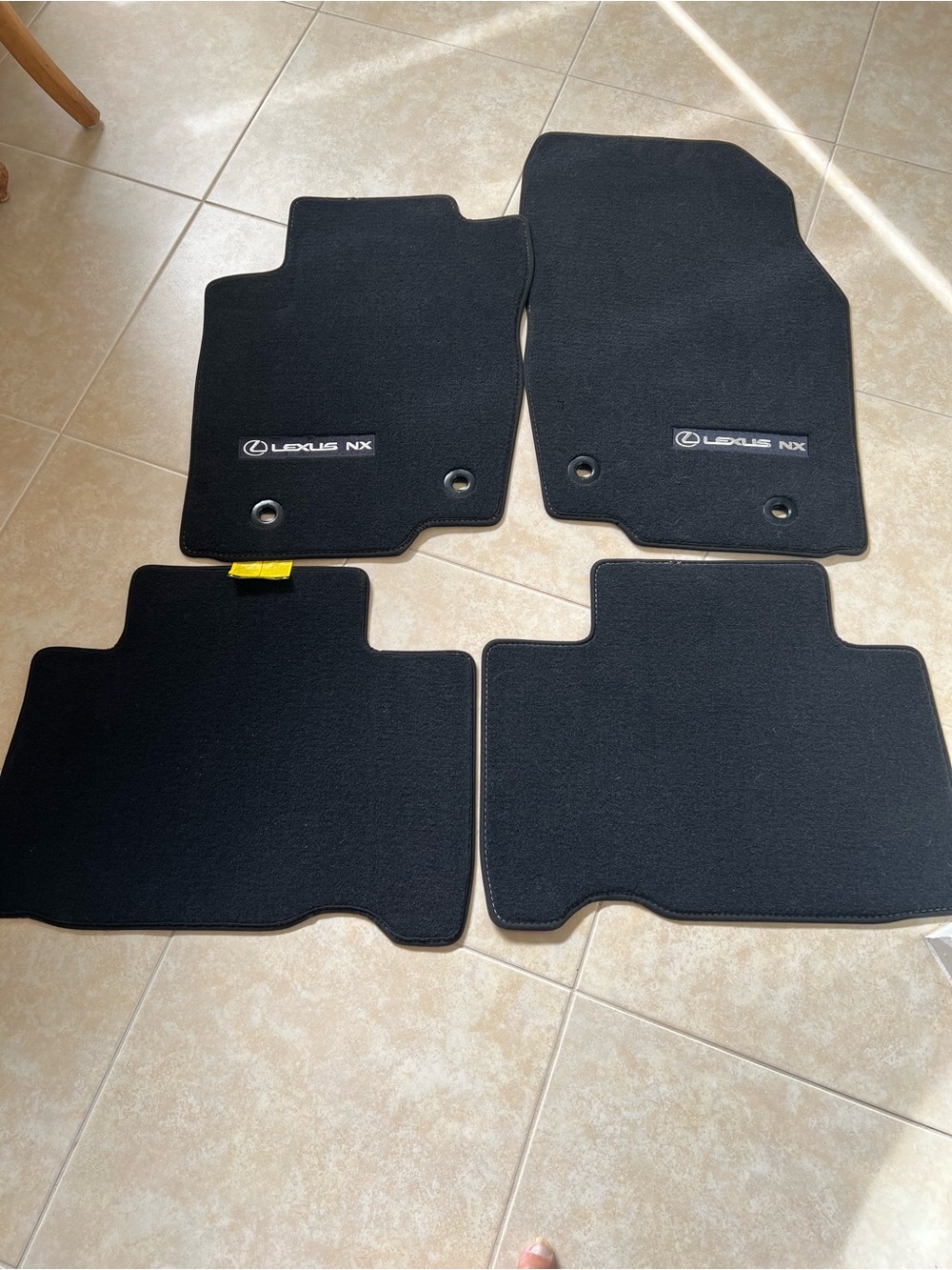 Lexus NX Black Carpet Floor Mats - Set of 4